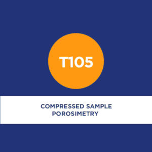 T105 Compressed Sample Porosimetry
