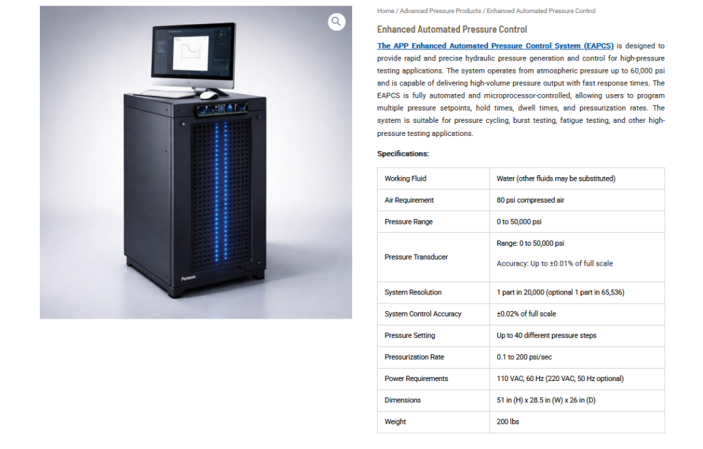 Enhanced Automated Pressure Control System