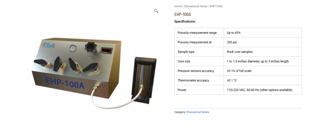 EHP-100A Rock Core Porosity Measurement System: Advancing Accuracy in Petrophysical Analysis