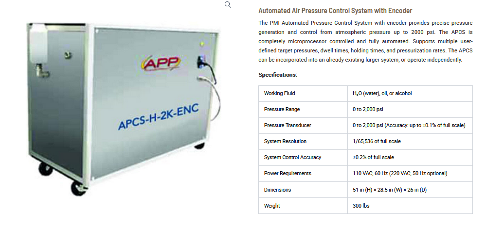 Automated Air Pressure Control System with Encoder